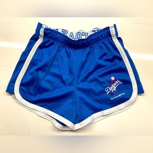 Dodgers baseball athletic cute shorts girls size 6
